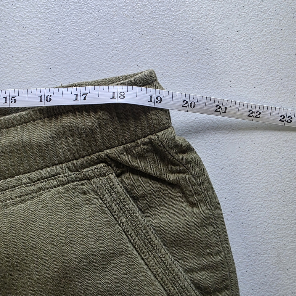 Old Navy Women's Linen Pants - Olive Green - Picture 9 of 11